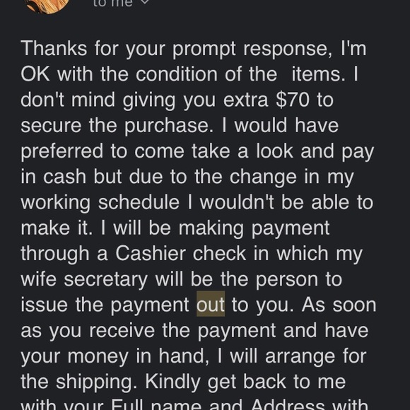 Scam?! - Picture 1 of 2